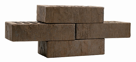 Кирпич облицовочный Темно-коричневый одинарный скала алмаз ЖКЗ – 6