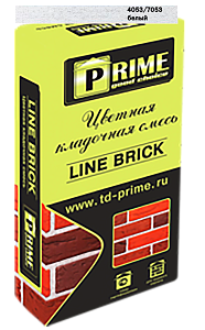 7053 Цветной кладочный раствор LineBrick "Klinker" PRIME белый 25 кг – 1