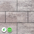 Тротуарная плитка Steinrus Парк Плейс ColorMix Умбра, native, 80 мм – 2