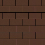 Тротуарная плитка Steinrus Грас коричневый, гладкая, 80 мм – 2