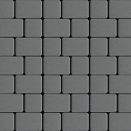 Тротуарная плитка Steinrus Инсбрук Альт Дуо серый, гладкая, 40 мм – 2