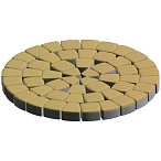 Тротуарная плитка Steinrus Классико Нео песочный, гладкая, 60 мм – 2