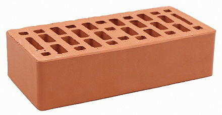 Кирпич облицовочный красный одинарный гладкий М-150 Ростов – 1