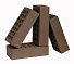 Кирпич облицовочный Темно-коричневый одинарный гладкий ЖКЗ – 9