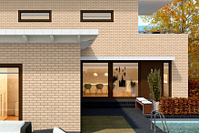 Плитка фасадная клинкерная Feldhaus Klinker R100DF9 Perla liso гладкая, 240x52x9  – 3 Плитка фасадная клинкерная Feldhaus Klinker R100DF9 Perla liso гладкая, 240x52x9  – 3