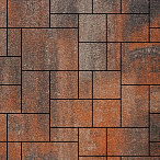 Тротуарная плитка Steinrus Инсбрук Альпен ColorMix Рей, native, 60 мм – 2