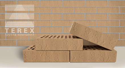 Кирпич облицовочный солома одинарный Терра Терекс – 2