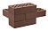 Кирпич облицовочный шоколад одинарный гладкий М-150 Магма – 8