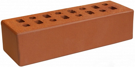 Кирпич клинкерный Красный Лондон гладкий 250х85х65 М-300 – 2
