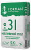 Наливной пол FORMAN 31 базовый самовыравнивающийся быстротвердеющий, 25 кг – 1
