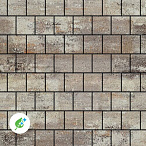 Тротуарная плитка Steinrus Armor ColorMix Берилл, гладкая, 100 мм – 2