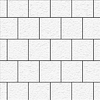 Тротуарная плитка Steinrus Квадрат большой белый, Old-Age, 60 мм – 2