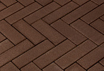 Тротуарная плитка 342 МЗ Паркет 240х80х60 темно-коричневый – 1