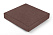 Тротуарная плитка гладкая 300х300х50 коричневый ч/п бц  – 1