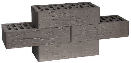 Кирпич облицовочный Титановый одинарный Старый город Тербунский гончар – 9