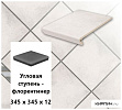 Клинкерная угловая ступень -флорентинер Stroeher KERAPLATTE AERA 720 baccar,  345х345х12  – 1