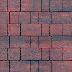 Тротуарная плитка Steinrus Старый город Берн ColorMix Рейнир, гладкая, 60 мм – 2