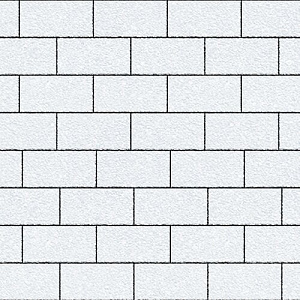 Тротуарная плитка Steinrus Севилья белый, Native, 80 мм – 2