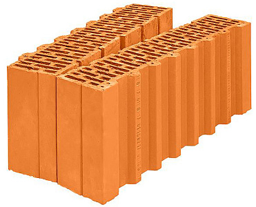 Блок керамический Porotherm 51 1/2, доборный элемент поризованный 14,32 НФ – 1