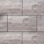 Тротуарная плитка Steinrus Парк Плейс ColorMix Умбра, гладкая, 80 мм – 2