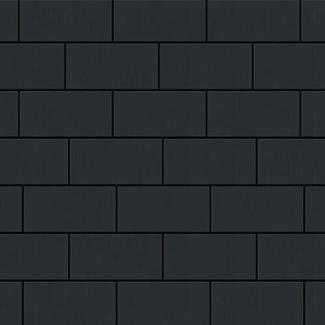 Тротуарная плитка Steinrus Грас черный, гладкая, 80 мм – 2