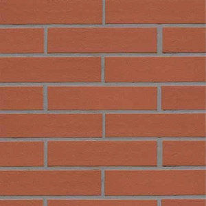 Плитка фасадная клинкерная Stroeher KERAVETTE CHROMATIC и FLAME 215 patrizienrot гладкая неглазурованная DF8, 240x52x8 – 1