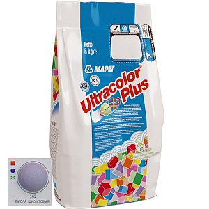 Затирка цементная Mapei Ultracolor Plus №162 фиолетовая 5 кг – 1