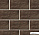 Плитка фасадная клинкерная Stroeher крупноформатная KERABIG KS 15 schokobraun рельефная глазурованная 302x148x12  – 1