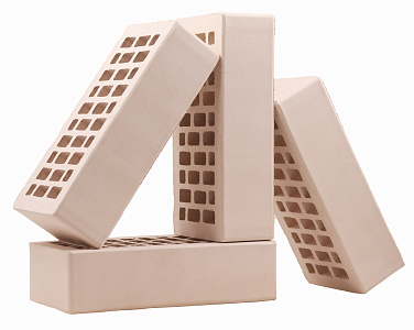 Кирпич облицовочный белый жемчуг одинарный гладкий М-175 УС Воротынский кирпич – 9