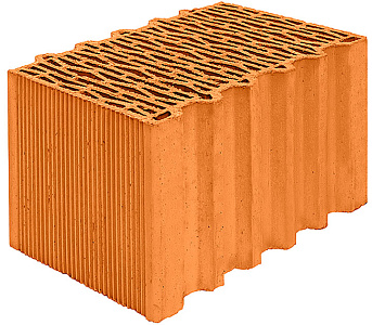 Камень керамический поризованный Porotherm 38 Thermo 10,67 НФ 380х250х219  – 1