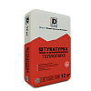 Штукатурка тепло- и звукоизоляционная DE LUXE "Теплолюкс" серый 12 кг – 1