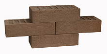 Кирпич облицовочный Темно-коричневый одинарный пена ЖКЗ – 10