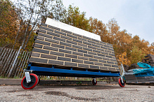 Кирпич облицовочный Нева одинарный Горизонтальный Руст РФ М200 VOLGABRICK – 3