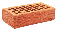Кирпич облицовочный красный одинарный Кварц руст М-150 Воротынск – 2