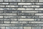 Кирпич гиперпрессованный ригельный Серый Обсидиан гладкий СПК – 1