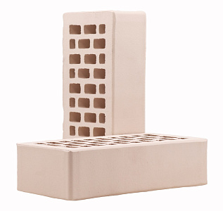 Кирпич облицовочный белый жемчуг одинарный гладкий М-175 УС Воротынский кирпич – 4