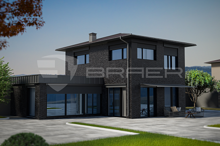 Кирпич облицовочный BRAER PRO 34.12М одинарный – 6