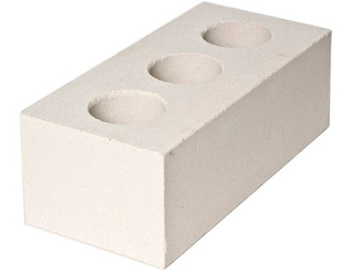 Силикатный кирпич белый полуторный с тех.пустотами СТК-2001 – 1