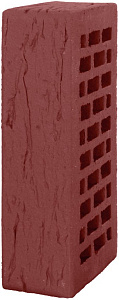 Кирпич облицовочный Винный одинарный рустик – 2