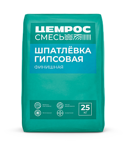 Шпатлевка гипсовая финишная белая ЦЕМРОС 25 кг – 1