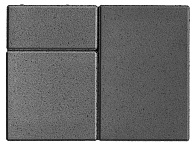 Тротуарная плитка Старый город Ландхаус серый 80/160/240х160х60 – 5