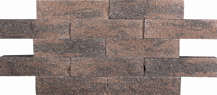 Кирпич гиперпрессованный брусок Бронзовая Слюда рустированный ложок СПК – 1